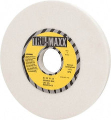 Tru-Maxx - 6" Diam x 1-1/4" Hole x 1/2" Thick, K Hardness, 80 Grit Surface Grinding Wheel - Aluminum Oxide, Type 1, Medium Grade, 5,410 Max RPM, Vitrified Bond, No Recess - Americas Industrial Supply