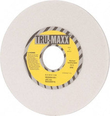 Tru-Maxx - 6" Diam x 1-1/4" Hole x 1/4" Thick, I Hardness, 60 Grit Surface Grinding Wheel - Aluminum Oxide, Type 1, Medium Grade, 5,410 Max RPM, Vitrified Bond, No Recess - Americas Industrial Supply