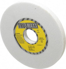 Tru-Maxx - 6" Diam x 1-1/4" Hole x 1/2" Thick, K Hardness, 60 Grit Surface Grinding Wheel - Aluminum Oxide, Type 1, Medium Grade, 5,410 Max RPM, Vitrified Bond, No Recess - Americas Industrial Supply