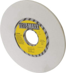 Tru-Maxx - 6" Diam x 1-1/4" Hole x 1/4" Thick, K Hardness, 80 Grit Surface Grinding Wheel - Aluminum Oxide, Type 1, Medium Grade, 5,410 Max RPM, Vitrified Bond, No Recess - Americas Industrial Supply