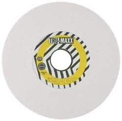 Tru-Maxx - 8" Diam x 1-1/4" Hole x 1/2" Thick, J Hardness, 60 Grit Surface Grinding Wheel - Aluminum Oxide, Type 1, Medium Grade, 3,600 Max RPM, Vitrified Bond, No Recess - Americas Industrial Supply