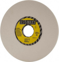 Tru-Maxx - 7" Diam x 1-1/4" Hole x 1/4" Thick, I Hardness, 120 Grit Surface Grinding Wheel - Aluminum Oxide, Type 1, Fine Grade, 3,600 Max RPM, Vitrified Bond, No Recess - Americas Industrial Supply