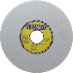 Tru-Maxx - 7" Diam x 1-1/4" Hole x 1/2" Thick, J Hardness, 46 Grit Surface Grinding Wheel - Aluminum Oxide, Type 1, Coarse Grade, 3,600 Max RPM, Vitrified Bond, No Recess - Americas Industrial Supply