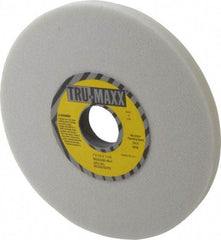 Tru-Maxx - 7" Diam x 1-1/4" Hole x 1/2" Thick, K Hardness, 46 Grit Surface Grinding Wheel - Aluminum Oxide, Type 1, Coarse Grade, 3,600 Max RPM, Vitrified Bond, No Recess - Americas Industrial Supply