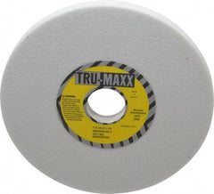 Tru-Maxx - 7" Diam x 1-1/4" Hole x 1/2" Thick, J Hardness, 60 Grit Surface Grinding Wheel - Aluminum Oxide, Type 1, Medium Grade, 3,600 Max RPM, Vitrified Bond, No Recess - Americas Industrial Supply
