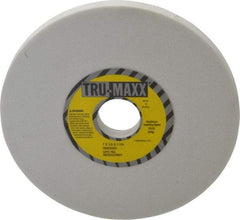 Tru-Maxx - 7" Diam x 1-1/4" Hole x 1/2" Thick, I Hardness, 80 Grit Surface Grinding Wheel - Aluminum Oxide, Type 1, Medium Grade, 3,600 Max RPM, Vitrified Bond, No Recess - Americas Industrial Supply