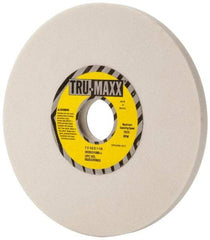 Tru-Maxx - 7" Diam x 1-1/4" Hole x 1/2" Thick, J Hardness, 80 Grit Surface Grinding Wheel - Aluminum Oxide, Type 1, Medium Grade, 3,600 Max RPM, Vitrified Bond, No Recess - Americas Industrial Supply