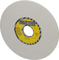 Tru-Maxx - 7" Diam x 1-1/4" Hole x 1/4" Thick, J Hardness, 120 Grit Surface Grinding Wheel - Aluminum Oxide, Type 1, Fine Grade, 3,600 Max RPM, Vitrified Bond, No Recess - Americas Industrial Supply