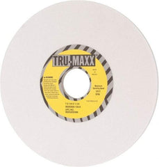 Tru-Maxx - 7" Diam x 1-1/4" Hole x 1/4" Thick, K Hardness, 120 Grit Surface Grinding Wheel - Aluminum Oxide, Type 1, Fine Grade, 3,600 Max RPM, Vitrified Bond, No Recess - Americas Industrial Supply
