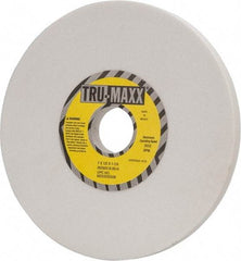 Tru-Maxx - 7" Diam x 1-1/4" Hole x 1/2" Thick, H Hardness, 80 Grit Surface Grinding Wheel - Aluminum Oxide, Type 1, Medium Grade, 3,600 Max RPM, Vitrified Bond, No Recess - Americas Industrial Supply