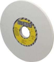 Tru-Maxx - 7" Diam x 1-1/4" Hole x 1/4" Thick, L Hardness, 150 Grit Surface Grinding Wheel - Aluminum Oxide, Type 1, Very Fine Grade, 3,600 Max RPM, Vitrified Bond, No Recess - Americas Industrial Supply
