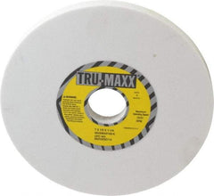 Tru-Maxx - 7" Diam x 1-1/4" Hole x 1/2" Thick, K Hardness, 120 Grit Surface Grinding Wheel - Aluminum Oxide, Type 1, Fine Grade, 3,600 Max RPM, Vitrified Bond, No Recess - Americas Industrial Supply