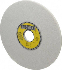 Tru-Maxx - 8" Diam x 1-1/4" Hole x 1/4" Thick, H Hardness, 46 Grit Surface Grinding Wheel - Aluminum Oxide, Type 1, Coarse Grade, 3,600 Max RPM, Vitrified Bond, No Recess - Americas Industrial Supply
