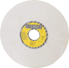 Tru-Maxx - 8" Diam x 1-1/4" Hole x 1/4" Thick, K Hardness, 80 Grit Surface Grinding Wheel - Aluminum Oxide, Type 1, Medium Grade, 3,600 Max RPM, Vitrified Bond, No Recess - Americas Industrial Supply
