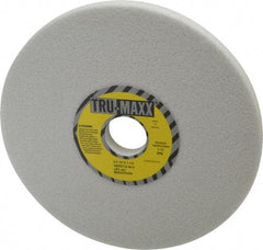 Tru-Maxx - 8" Diam x 1-1/4" Hole x 1/2" Thick, H Hardness, 46 Grit Surface Grinding Wheel - Aluminum Oxide, Type 1, Coarse Grade, 3,105 Max RPM, Vitrified Bond, No Recess - Americas Industrial Supply