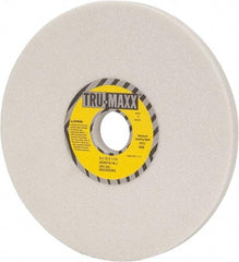 Tru-Maxx - 8" Diam x 1-1/4" Hole x 1/2" Thick, J Hardness, 46 Grit Surface Grinding Wheel - Aluminum Oxide, Type 1, Coarse Grade, 3,600 Max RPM, Vitrified Bond, No Recess - Americas Industrial Supply