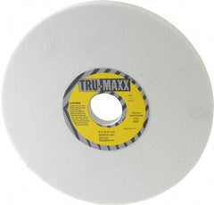 Tru-Maxx - 8" Diam x 1-1/4" Hole x 1/2" Thick, I Hardness, 80 Grit Surface Grinding Wheel - Aluminum Oxide, Type 1, Medium Grade, 3,600 Max RPM, Vitrified Bond, No Recess - Americas Industrial Supply