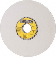 Tru-Maxx - 8" Diam x 1-1/4" Hole x 1/2" Thick, J Hardness, 80 Grit Surface Grinding Wheel - Aluminum Oxide, Type 1, Medium Grade, 3,600 Max RPM, Vitrified Bond, No Recess - Americas Industrial Supply