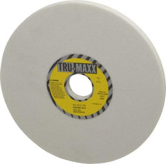Tru-Maxx - 8" Diam x 1-1/4" Hole x 1/2" Thick, K Hardness, 80 Grit Surface Grinding Wheel - Aluminum Oxide, Type 1, Medium Grade, 3,600 Max RPM, Vitrified Bond, No Recess - Americas Industrial Supply