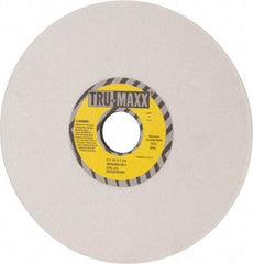 Tru-Maxx - 8" Diam x 1-1/4" Hole x 1/4" Thick, J Hardness, 80 Grit Surface Grinding Wheel - Aluminum Oxide, Type 1, Medium Grade, 3,600 Max RPM, Vitrified Bond, No Recess - Americas Industrial Supply