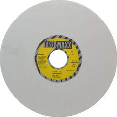 Tru-Maxx - 8" Diam x 1-1/4" Hole x 1/4" Thick, I Hardness, 100 Grit Surface Grinding Wheel - Aluminum Oxide, Type 1, Fine Grade, 3,600 Max RPM, Vitrified Bond, No Recess - Americas Industrial Supply