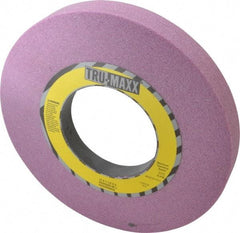 Tru-Maxx - 12" Diam x 5" Hole x 1-1/2" Thick, J Hardness, 46 Grit Surface Grinding Wheel - Aluminum Oxide, Type 5, Coarse Grade, 2,705 Max RPM, Vitrified Bond, One-Side Recess - Americas Industrial Supply