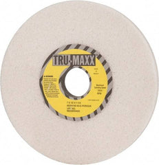 Tru-Maxx - 7" Diam x 1-1/4" Hole x 1/2" Thick, G Hardness, 60 Grit Surface Grinding Wheel - Aluminum Oxide, Type 1, Medium Grade, 3,600 Max RPM, Vitrified Bond, No Recess - Americas Industrial Supply