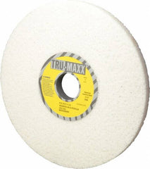 Tru-Maxx - 8" Diam x 1-1/4" Hole x 1/2" Thick, G Hardness, 46 Grit Surface Grinding Wheel - Aluminum Oxide, Type 1, Coarse Grade, 3,105 Max RPM, Vitrified Bond, No Recess - Americas Industrial Supply