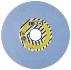 Tru-Maxx - 10" Diam x 3" Hole x 1" Thick, I Hardness, 46 Grit Surface Grinding Wheel - Ceramic, Type 1, Coarse Grade, 2,483 Max RPM, Vitrified Bond, No Recess - Americas Industrial Supply