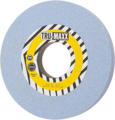 Tru-Maxx - 10" Diam x 3" Hole x 1" Thick, J Hardness, 60 Grit Surface Grinding Wheel - Ceramic, Type 1, Medium Grade, 2,483 Max RPM, Vitrified Bond, No Recess - Americas Industrial Supply