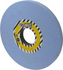 Tru-Maxx - 12" Diam x 3" Hole x 1" Thick, J Hardness, 46 Grit Surface Grinding Wheel - Ceramic, Type 1, Coarse Grade, 2,705 Max RPM, Vitrified Bond, No Recess - Americas Industrial Supply