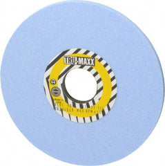 Tru-Maxx - 6" Diam x 1-1/4" Hole x 1/4" Thick, K Hardness, 80 Grit Surface Grinding Wheel - Ceramic, Type 1, Medium Grade, 4,138 Max RPM, Vitrified Bond, No Recess - Americas Industrial Supply