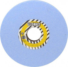 Tru-Maxx - 6" Diam x 1-1/4" Hole x 1/2" Thick, K Hardness, 60 Grit Surface Grinding Wheel - Ceramic, Type 1, Medium Grade, 5,410 Max RPM, Vitrified Bond, No Recess - Americas Industrial Supply