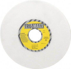 Tru-Maxx - 7" Diam x 1-1/4" Hole x 1/4" Thick, J Hardness, 46 Grit Surface Grinding Wheel - Ceramic, Type 1, Coarse Grade, 3,600 Max RPM, Vitrified Bond, No Recess - Americas Industrial Supply