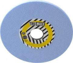 Tru-Maxx - 7" Diam x 1-1/4" Hole x 1/4" Thick, I Hardness, 60 Grit Surface Grinding Wheel - Ceramic, Type 1, Medium Grade, 3,600 Max RPM, Vitrified Bond, No Recess - Americas Industrial Supply