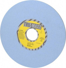 Tru-Maxx - 7" Diam x 1-1/4" Hole x 1/4" Thick, K Hardness, 100 Grit Surface Grinding Wheel - Ceramic, Type 1, Fine Grade, 3,600 Max RPM, Vitrified Bond, No Recess - Americas Industrial Supply