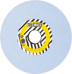 Tru-Maxx - 7" Diam x 1-1/4" Hole x 1/4" Thick, J Hardness, 100 Grit Surface Grinding Wheel - Ceramic, Type 1, Fine Grade, 3,600 Max RPM, Vitrified Bond, No Recess - Americas Industrial Supply