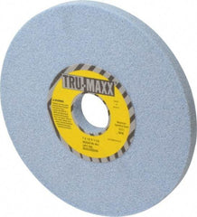 Tru-Maxx - 7" Diam x 1-1/4" Hole x 1/2" Thick, I Hardness, 46 Grit Surface Grinding Wheel - Ceramic, Type 1, Coarse Grade, 3,600 Max RPM, Vitrified Bond, No Recess - Americas Industrial Supply