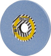 Tru-Maxx - 7" Diam x 1-1/4" Hole x 1/2" Thick, I Hardness, 60 Grit Surface Grinding Wheel - Ceramic, Type 1, Medium Grade, 3,600 Max RPM, Vitrified Bond, No Recess - Americas Industrial Supply
