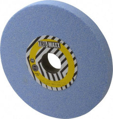 Tru-Maxx - 7" Diam x 1-1/4" Hole x 3/4" Thick, K Hardness, 46 Grit Surface Grinding Wheel - Ceramic, Type 1, Coarse Grade, 3,600 Max RPM, Vitrified Bond, No Recess - Americas Industrial Supply