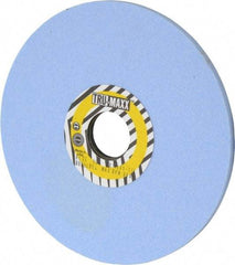 Tru-Maxx - 7" Diam x 1-1/4" Hole x 1/4" Thick, I Hardness, 80 Grit Surface Grinding Wheel - Ceramic, Type 1, Medium Grade, 3,600 Max RPM, Vitrified Bond, No Recess - Americas Industrial Supply