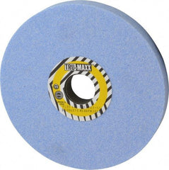 Tru-Maxx - 7" Diam x 1-1/4" Hole x 3/4" Thick, I Hardness, 46 Grit Surface Grinding Wheel - Ceramic, Type 1, Coarse Grade, 3,600 Max RPM, Vitrified Bond, No Recess - Americas Industrial Supply