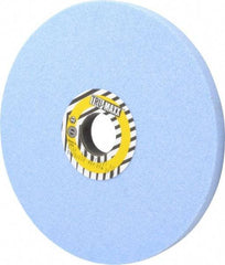 Tru-Maxx - 8" Diam x 1-1/4" Hole x 1/2" Thick, K Hardness, 60 Grit Surface Grinding Wheel - Ceramic, Type 1, Medium Grade, 3,600 Max RPM, Vitrified Bond, No Recess - Americas Industrial Supply