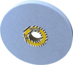Tru-Maxx - 8" Diam x 1-1/4" Hole x 3/4" Thick, K Hardness, 46 Grit Surface Grinding Wheel - Ceramic, Type 1, Coarse Grade, 3,600 Max RPM, Vitrified Bond, No Recess - Americas Industrial Supply