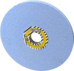 Tru-Maxx - 8" Diam x 1-1/4" Hole x 1/2" Thick, J Hardness, 60 Grit Surface Grinding Wheel - Ceramic, Type 1, Medium Grade, 3,600 Max RPM, Vitrified Bond, No Recess - Americas Industrial Supply