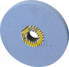 Tru-Maxx - 8" Diam x 1-1/4" Hole x 1" Thick, K Hardness, 46 Grit Surface Grinding Wheel - Ceramic, Type 1, Coarse Grade, 3,600 Max RPM, Vitrified Bond, No Recess - Americas Industrial Supply