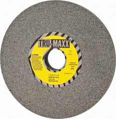 Tru-Maxx - 7" Diam x 1-1/4" Hole x 3/4" Thick, K Hardness, 60 Grit Surface Grinding Wheel - Aluminum Oxide, Type 1, Medium Grade, 3,600 Max RPM, Vitrified Bond, No Recess - Americas Industrial Supply