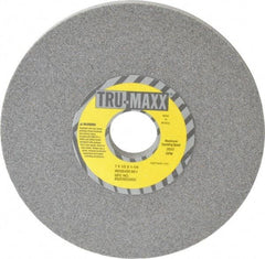Tru-Maxx - 7" Diam x 1-1/4" Hole x 1/2" Thick, I Hardness, 80 Grit Surface Grinding Wheel - Aluminum Oxide, Type 1, Medium Grade, 3,600 Max RPM, Vitrified Bond, No Recess - Americas Industrial Supply