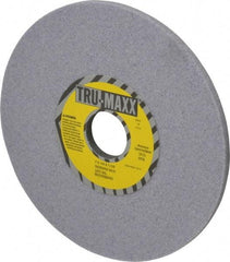 Tru-Maxx - 7" Diam x 1-1/4" Hole x 1/4" Thick, H Hardness, 60 Grit Surface Grinding Wheel - Aluminum Oxide, Type 1, Medium Grade, 3,600 Max RPM, Vitrified Bond, No Recess - Americas Industrial Supply