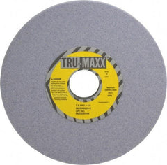 Tru-Maxx - 7" Diam x 1-1/4" Hole x 3/8" Thick, K Hardness, 60 Grit Surface Grinding Wheel - Aluminum Oxide, Type 1, Medium Grade, 3,600 Max RPM, Vitrified Bond, No Recess - Americas Industrial Supply